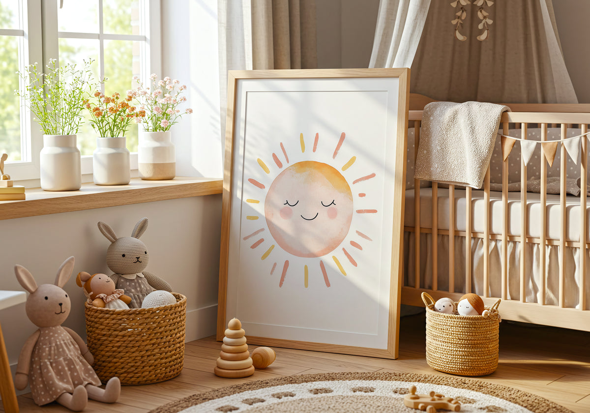 Sleepy Sun poster visad rakt fram – Bozetto affisch i hög tryckkvalitet i hög tryckkvalitet