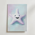 Smiling Starfish – stilfullt konsttryck från Bozetto, tryckt på matt finpapper i hög tryckkvalitet