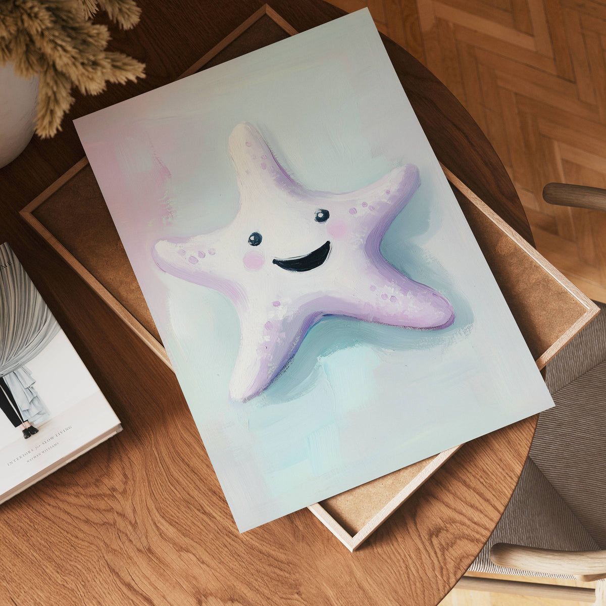 Smiling Starfish – affisch med snyggt motiv, köp enkelt hos Bozetto i flera storlekar