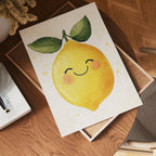 Happy Lemon No.2 poster visad rakt fram – Bozetto affisch i hög tryckkvalitet i hög tryckkvalitet
