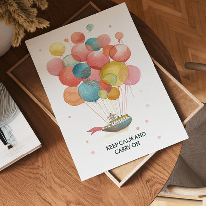 Keep Calm and Carry On Poster