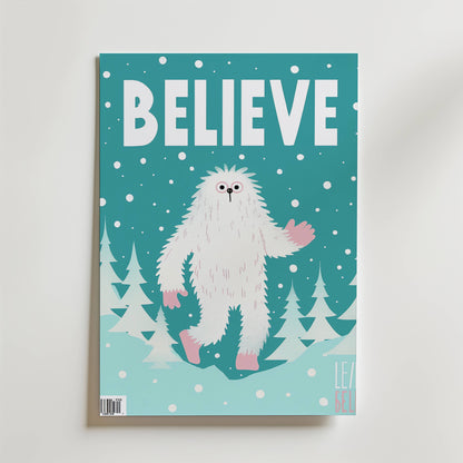 Believe Yeti Poster