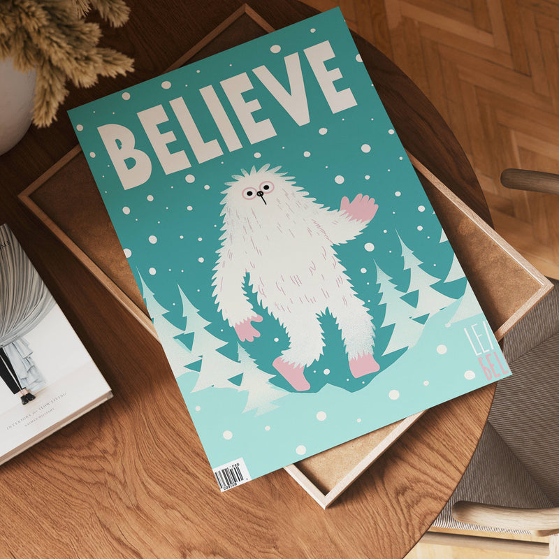Believe Yeti Poster