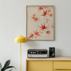 Blush Maple poster visualiserad på vägg – se rätt storlek med mockup från Bozetto