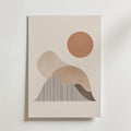 Terracotta Sun Horizon – stilfullt konsttryck från Bozetto, tryckt på matt finpapper