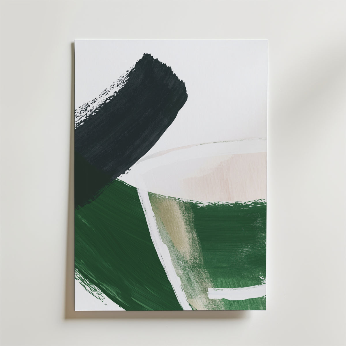 Abstract Embrace of Nature – stilfullt konsttryck från Bozetto, tryckt på matt finpapper