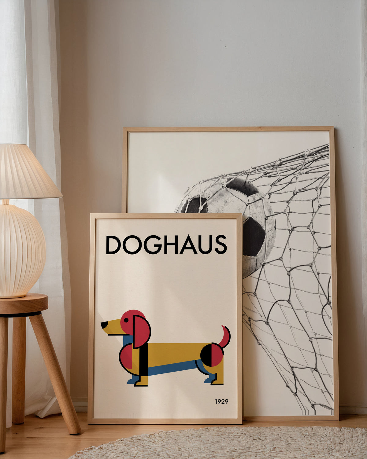 Doghaus Poster – två posters i rum 3