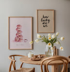 Fika Tower Poster – två posters i rum 3
