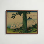 Katsushika Hokusai Mishima Pass in Kai Province 1831 Poster – valnötsram