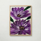 Sonia Tondkar Lila Blomster Poster – ekram