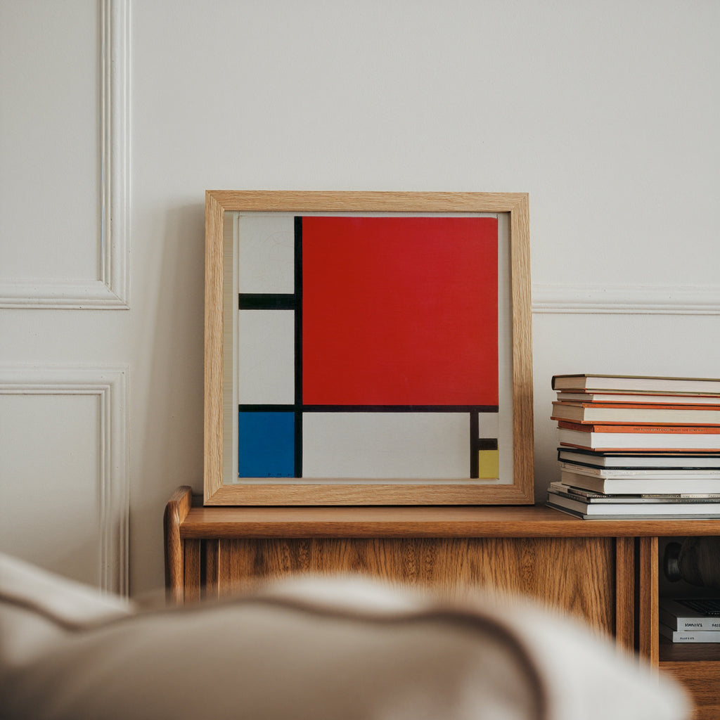 Piet Mondrian Composition II in Red Blue and Yellow 1930 Poster – i rum 6