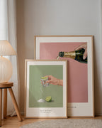 Salted Lime Ritual Poster – två posters i rum 3