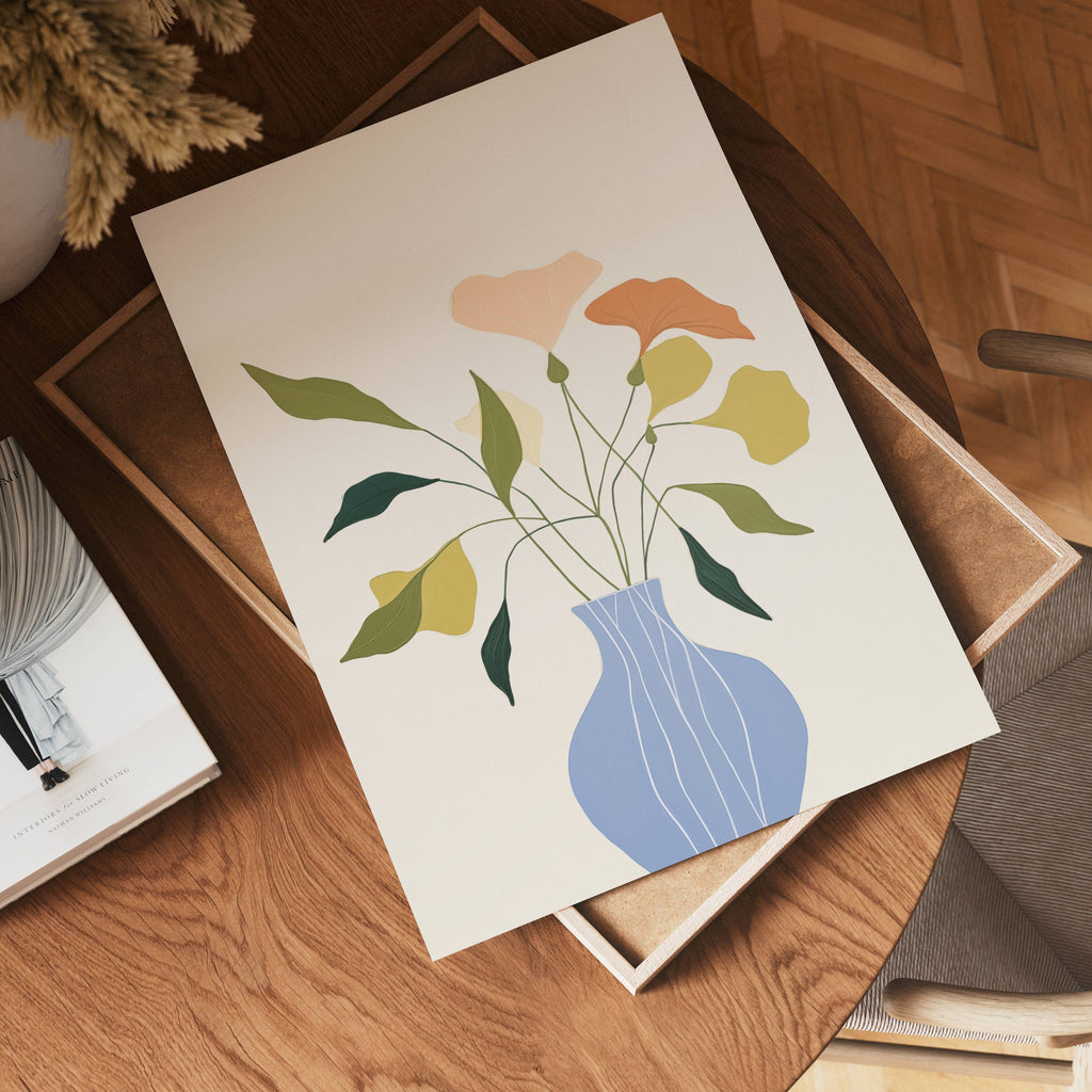 Botanical Harmony poster visad rakt fram – Bozetto affisch i hög tryckkvalitet i hög tryckkvalitet