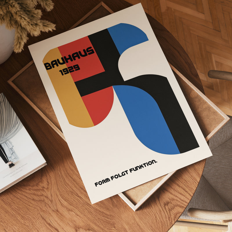 Bauhaus Form and Function Poster