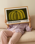 Yayoi Kusama – Pumpkin – affisch med stilfullt motiv från Bozetto i hög kvalitet