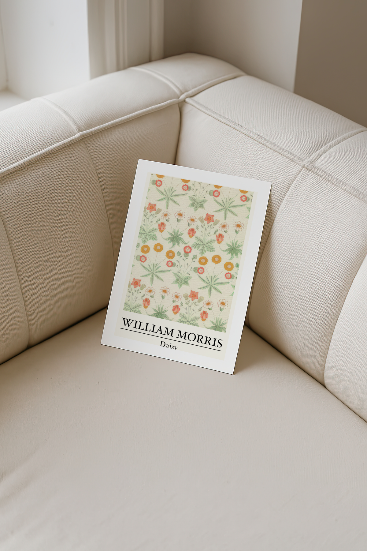 William Morris Daisy poster visad rakt fram – Bozetto affisch i hög tryckkvalitet