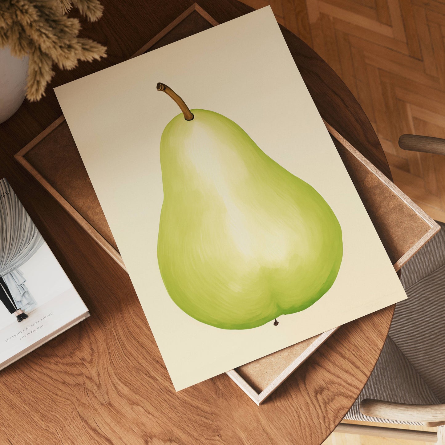 Green Pear Poster