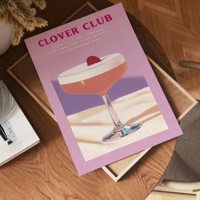Clover Club Drink Poster