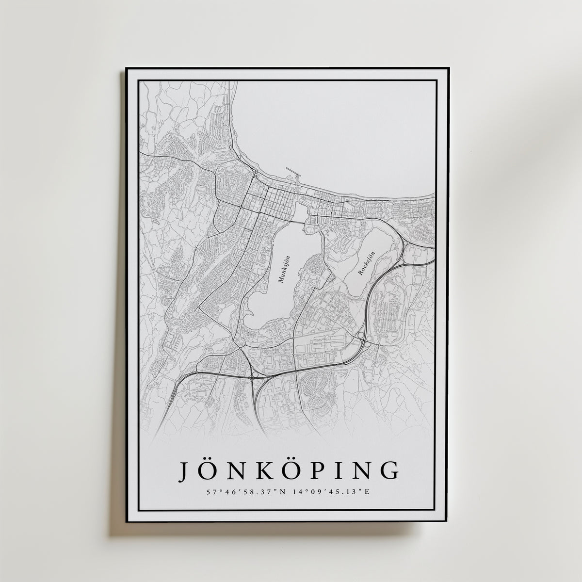 Storleksguide för Jönköping Karta – välj din favoritstorlek och beställ hos Bozetto