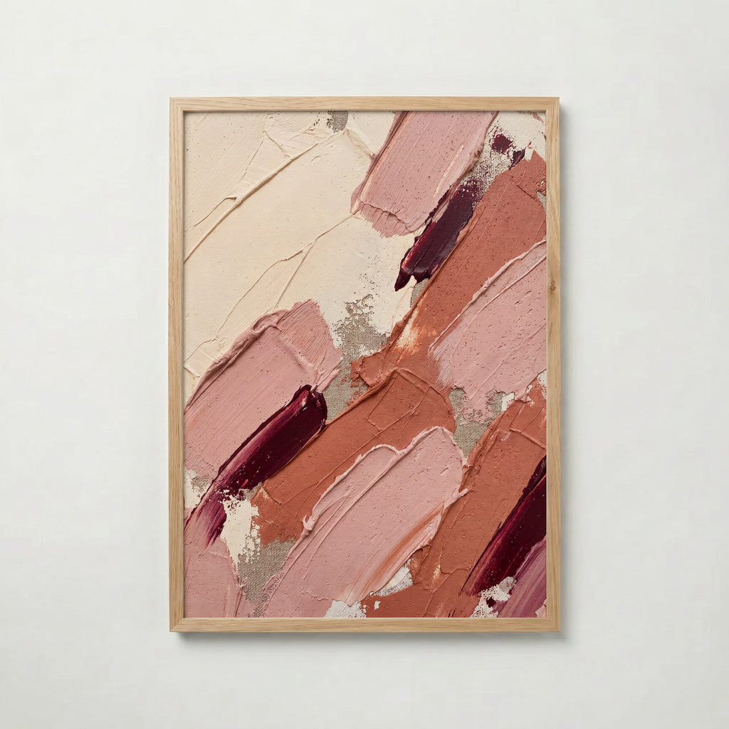 Blush Strokes Poster – ekram