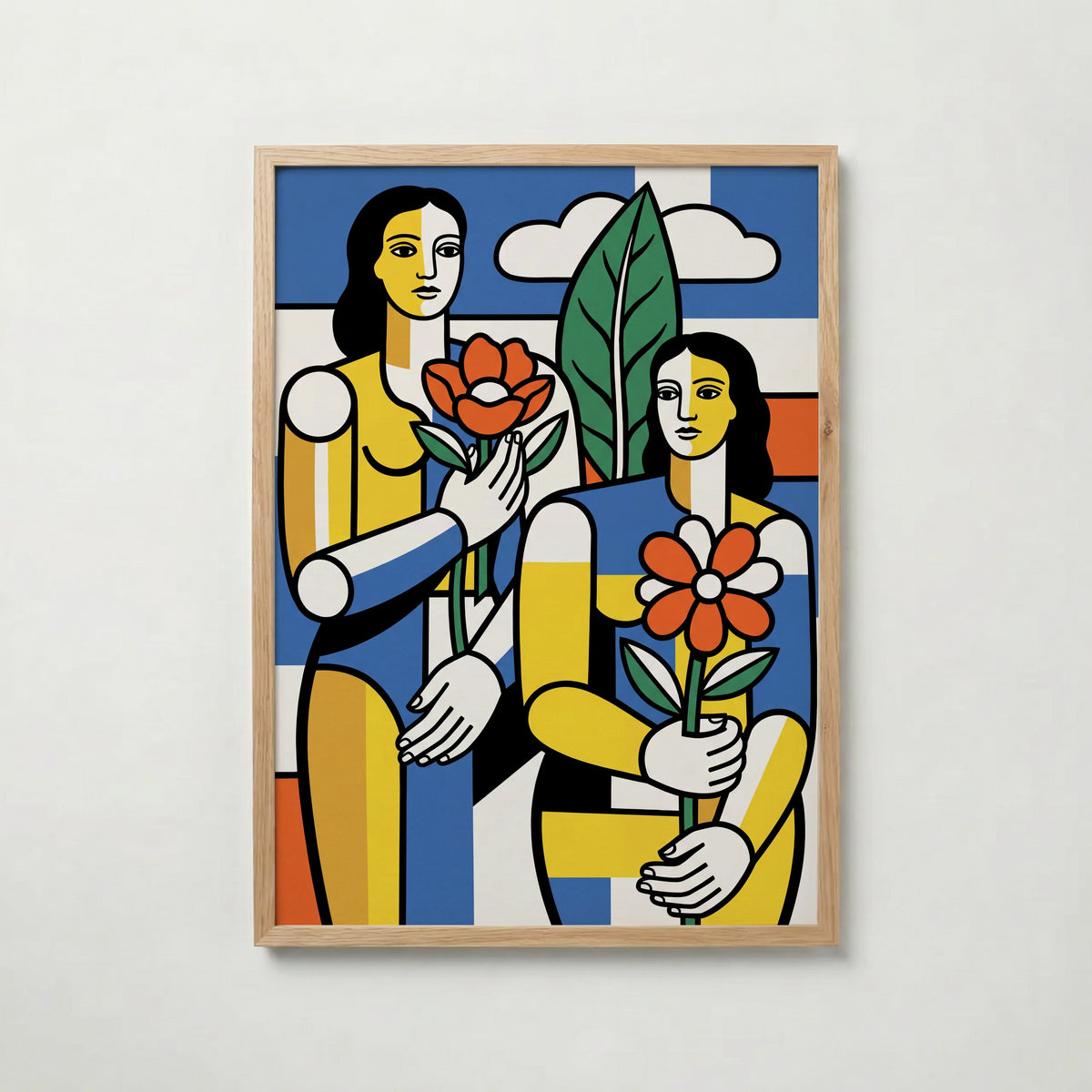 Fernand Leger Women with Flowers Poster – ekram