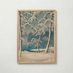 Hasui Kawase Senzoku Pond 1928 Poster – ekram