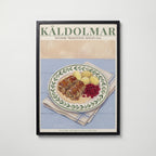 Kåldolmar Poster – svart ram