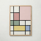 Piet Mondrian Composition in Pastel Poster – ekram