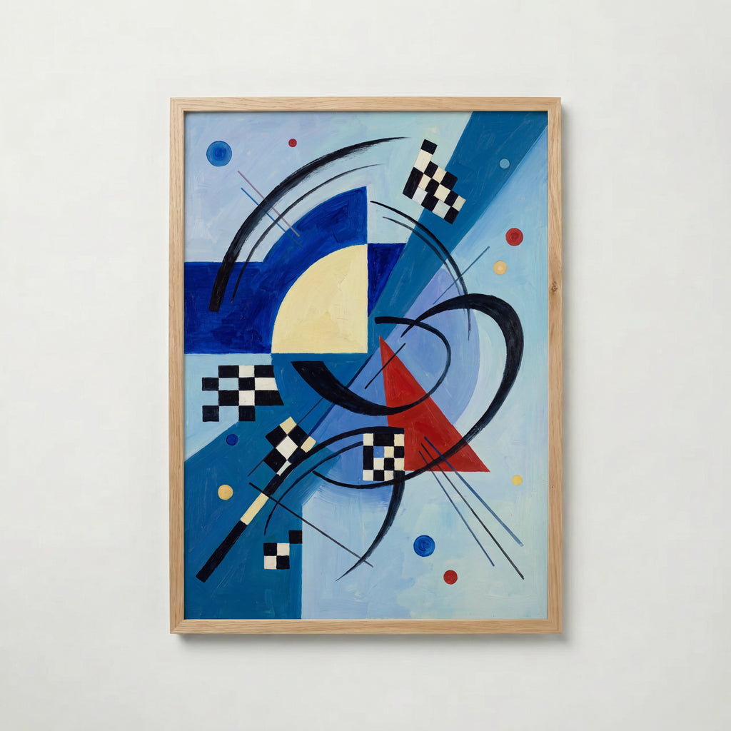 Wassily Kandinsky Blue Harmony Poster – ekram
