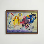 Wassily Kandinsky Yellow-Red-Blue 1925 Poster – valnötsram