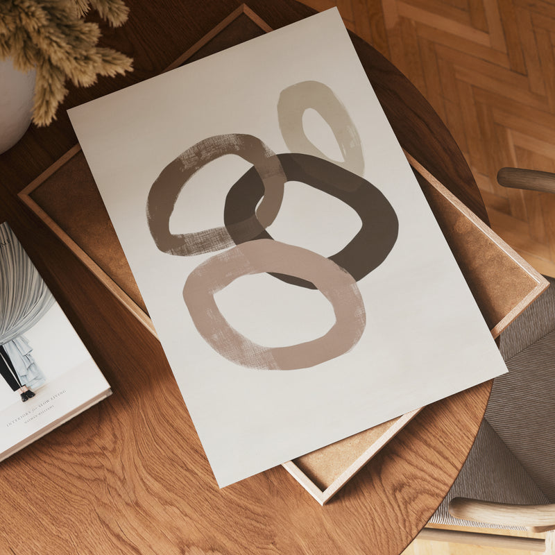 Muted Circles Poster