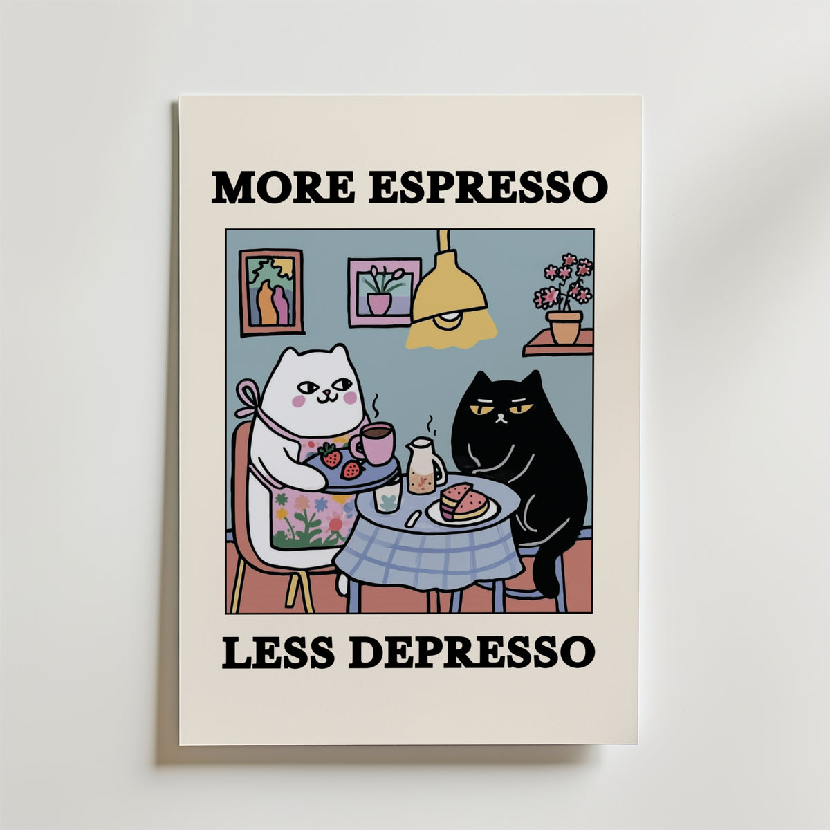 Bundle 2-pack Espresso & Spaghetti Mood – kuraterad postercollection som lyfter hemmet hos Bozetto