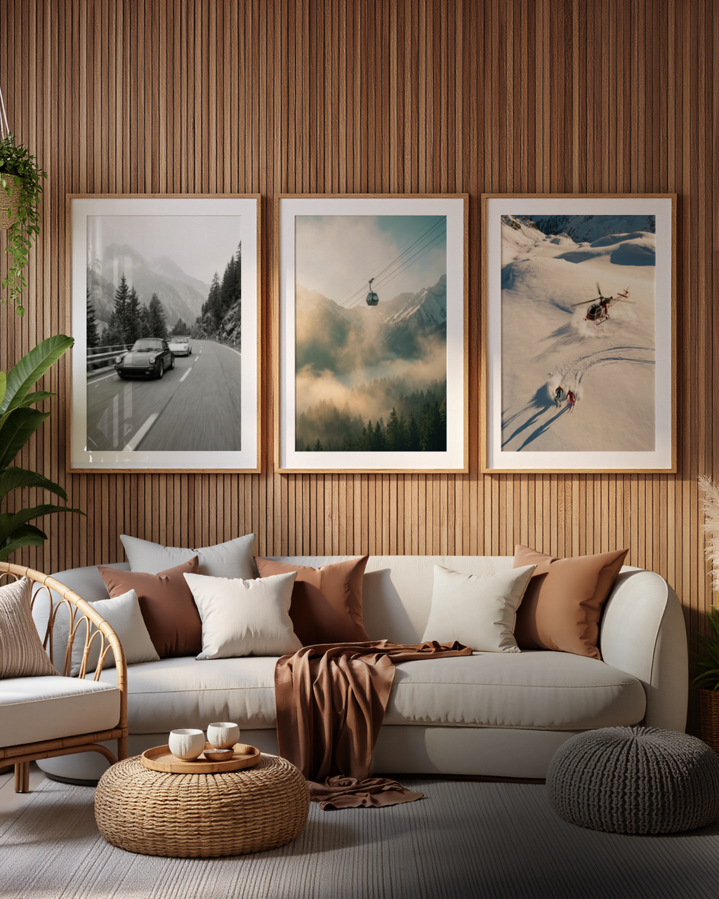 Bundle 3-pack Alpine Escape Collection – kuraterad postercollection som lyfter hemmet hos Bozetto