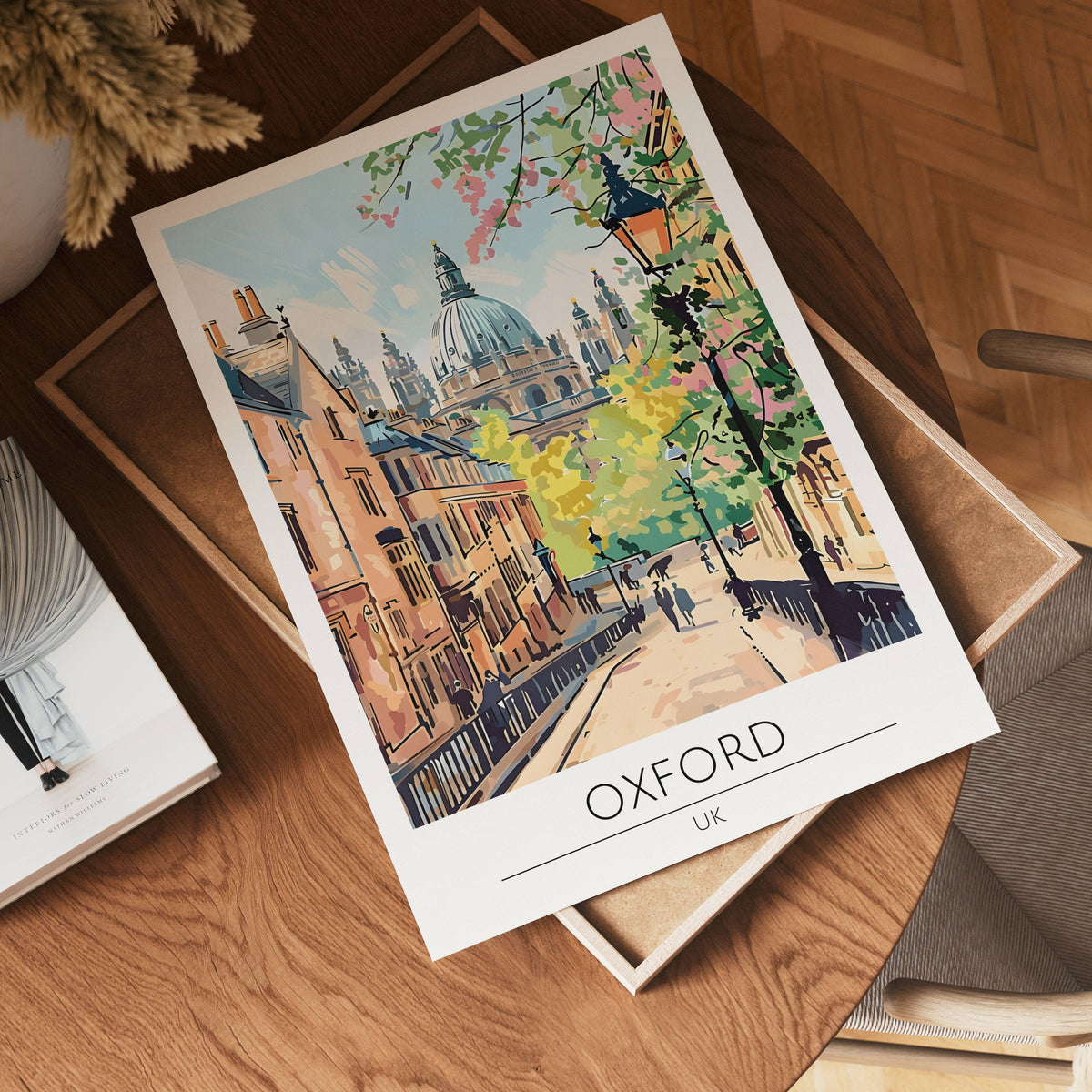 Oxford Dome View poster visad rakt fram – Bozetto affisch i hög tryckkvalitet i hög tryckkvalitet
