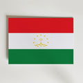 Tajikistan National Flag Poster – modern konst och stilren konsttryck för hemmet hos Bozetto