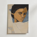 Serene Portrait – stilfullt konsttryck från Bozetto, tryckt på matt finpapper i hög tryckkvalitet
