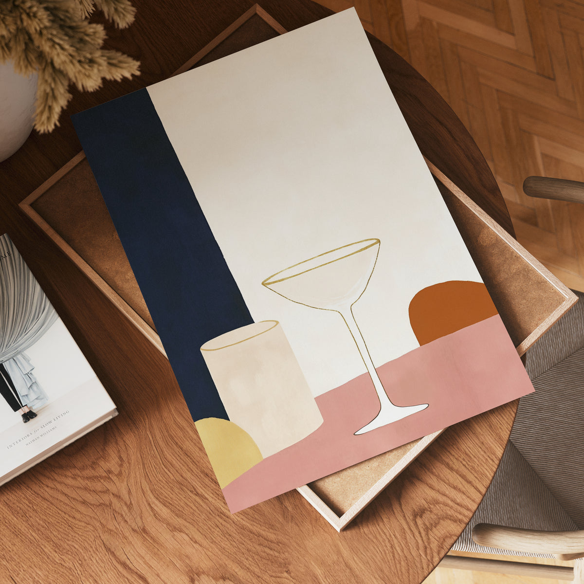Minimalist Luxe poster visad rakt fram – Bozetto affisch i hög tryckkvalitet i hög tryckkvalitet