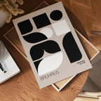 Bauhaus Geometric Blocks – affisch med stilfullt motiv från Bozetto i hög kvalitet