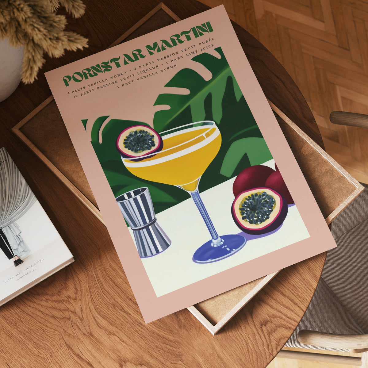 Pornstar Martini Drink – affisch med stilfullt motiv från Bozetto i hög kvalitet