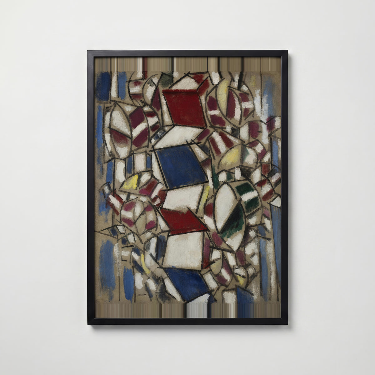 Fernand Leger Contrast of Forms 1913 Poster – svart ram