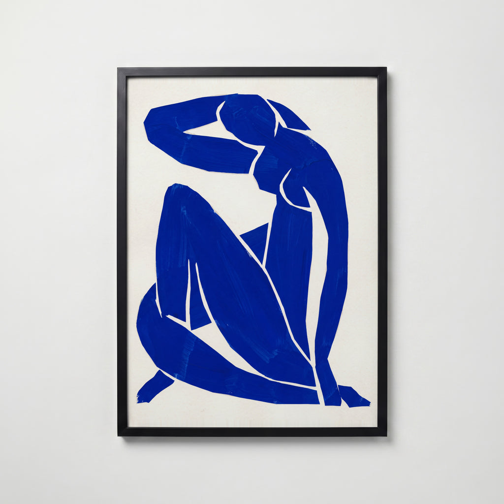Henri Matisse Blue Nude II 1952 Poster – svart ram
