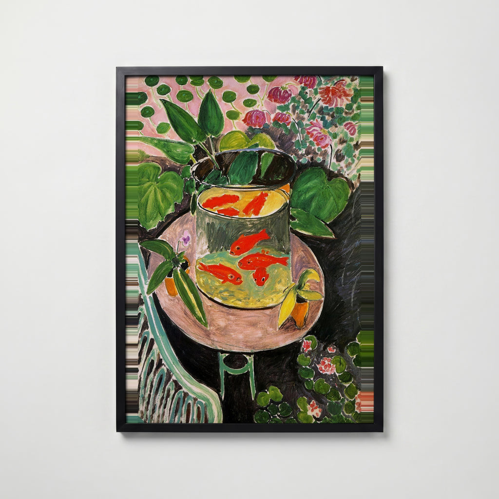 Henri Matisse Goldfish 1912 Poster – svart ram