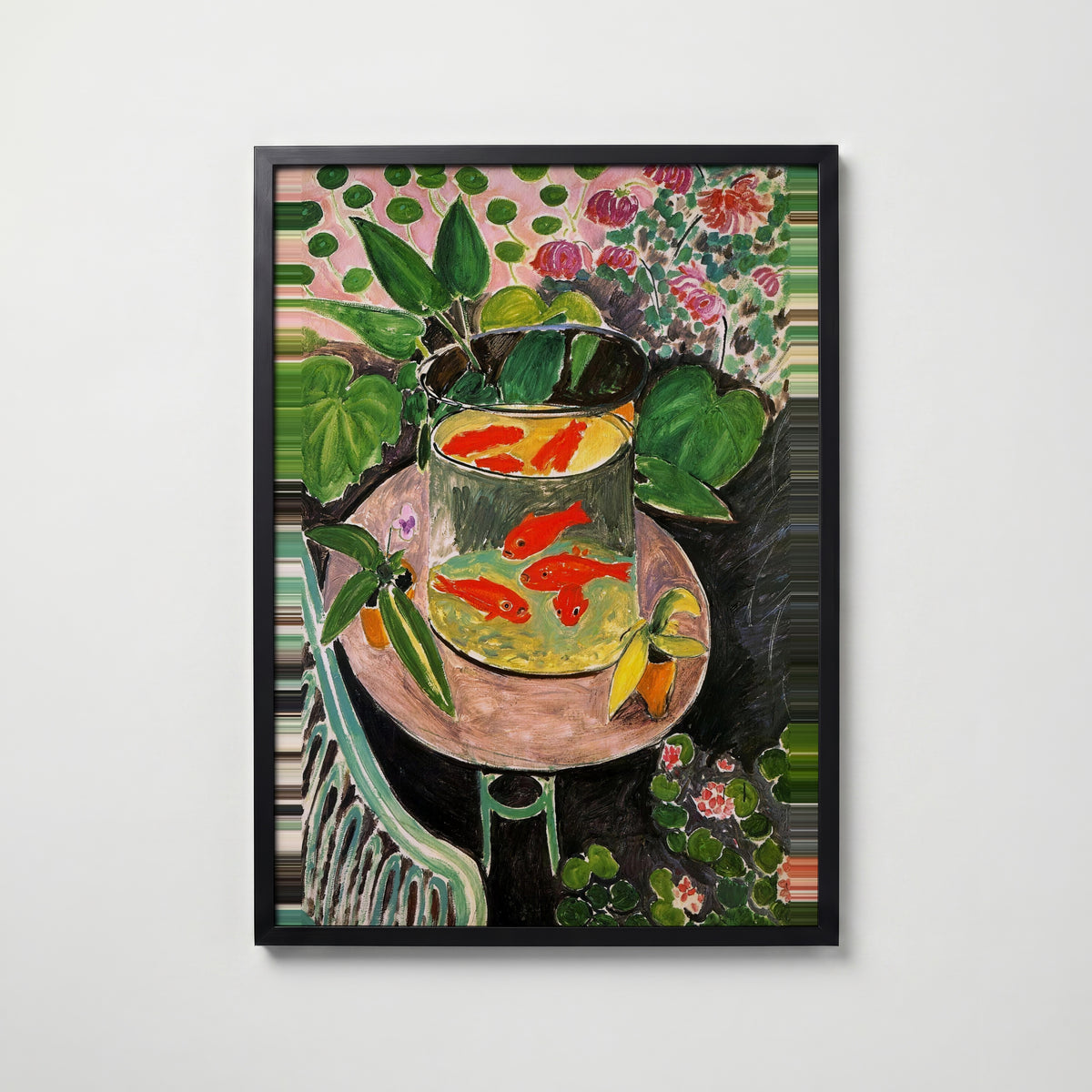 Henri Matisse Goldfish 1912 Poster – svart ram