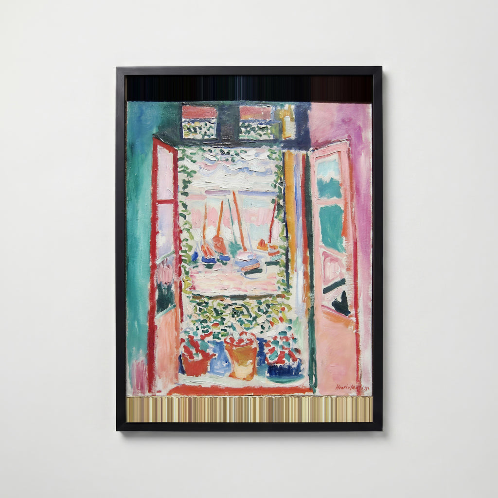 Henri Matisse Open Window Collioure 1905 Poster – svart ram