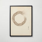 Ichigo Ichie Poster – svart ram