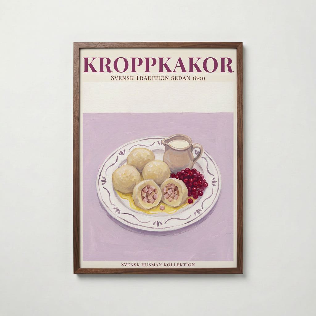 Kroppkakor Poster – valnötsram