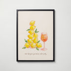 Make Spritz Poster – svart ram