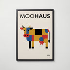 Moohaus Poster – svart ram