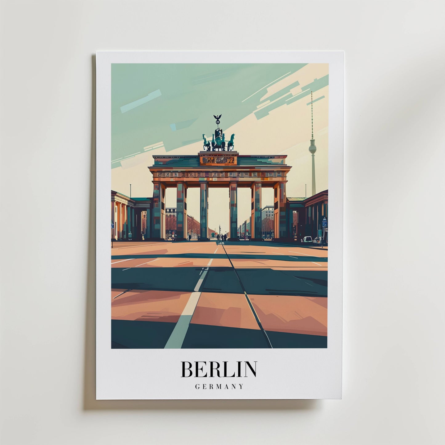 Berlin City Heritage Poster