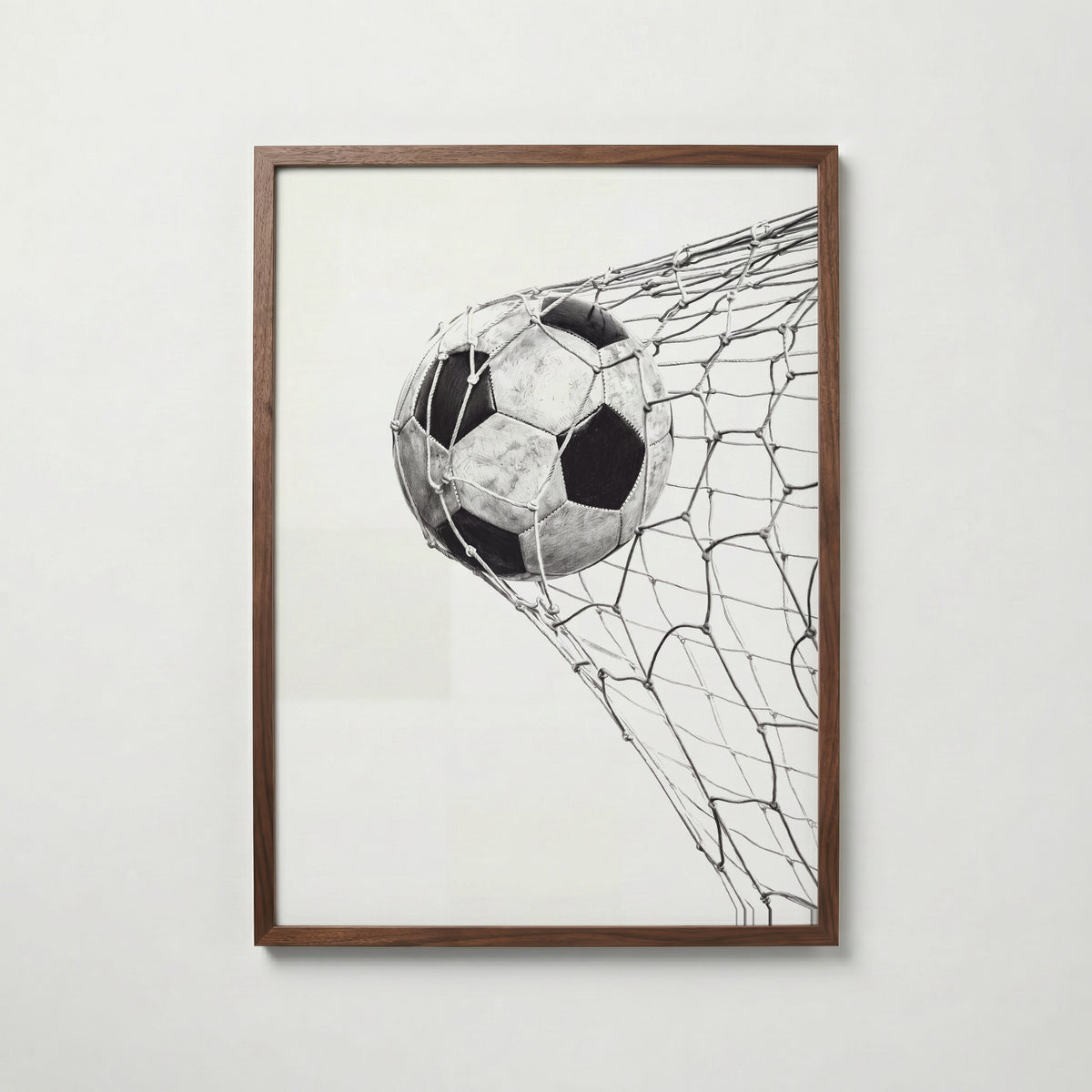 Back of the Net Poster – valnötsram
